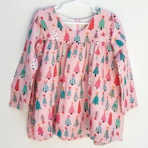 Charming Mary Pink Trees Dress